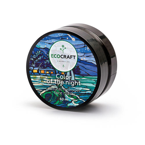 EcoCraft Маска гидрогелевая для лица Цвет ночи, 60 мл (EcoCraft, Для лица) ecocraft скраб для лица черная смородина и смола 60 мл ecocraft для лица