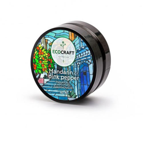 EcoCraft Крем-масло для рук Мандарин и розовый перец, 60 мл (EcoCraft, Для рук) ecocraft крем масло для рук мандарин и розовый перец 60 мл ecocraft для тела