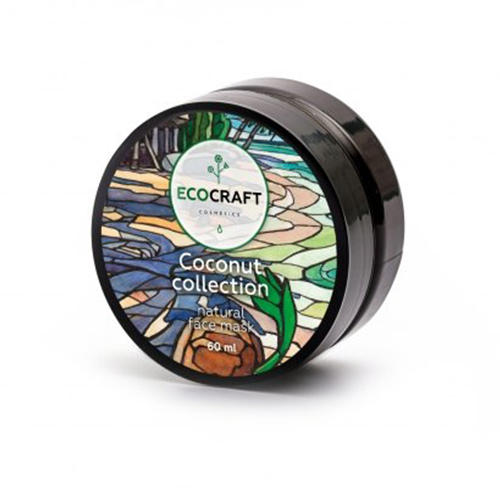 EcoCraft Маска для лица Кокосовая коллекция, 60 мл (EcoCraft, Для лица) ecocraft маска для волос кокосовая коллекция 150 мл