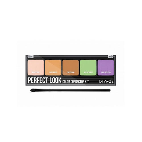 Диваж Палетка корректоров для лица perfect look 6 г (Divage, Корректор) фото 0