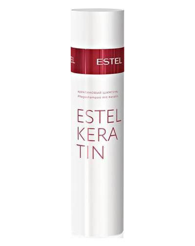 Estel Кератиновый шампунь для волос, 250 мл (Estel, Keratin) шампунь для волос magio кератиновый шампунь для восстановления разглаживания и блеска волос