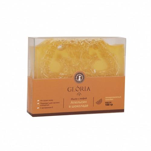 

Gloria Мыло с люфой Апельсин в шоколаде, 100 гр (Gloria, Home SPA), Home SPA