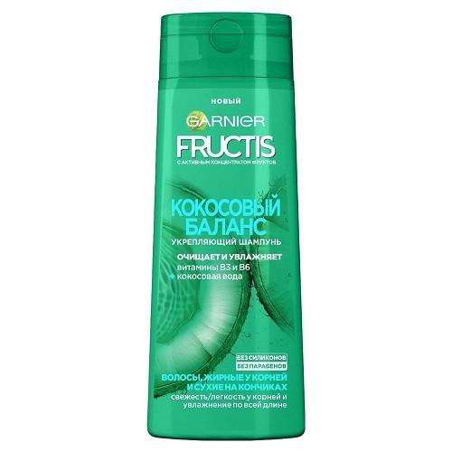 Garnier Шампунь Кокосовый баланс, 250 мл (Garnier, Fructis) укрепляющий шампунь garnier fructis кокосовый баланс 250 мл