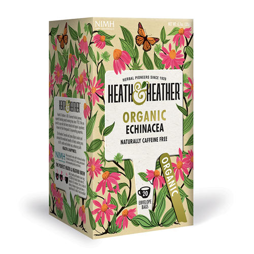 Хиз энд Хизер Напиток травяной Эхинацея  Органик  20 пак. (Heath & Heather, Organics) фото 0