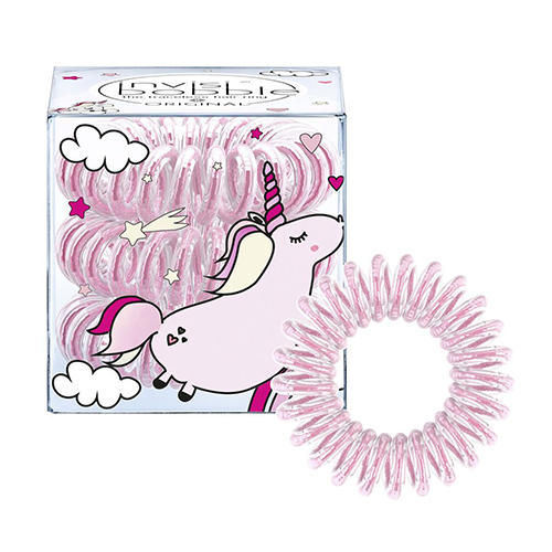 

Invisibobble Резинка-браслет для волос Unicorn Elly розовое серебро (Invisibobble, Original), Original