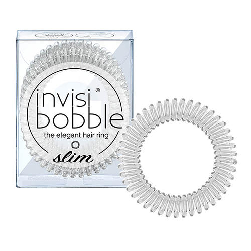 Резинкабраслет для волос Crystal Clear прозрачный (Invisibobble, Slim)