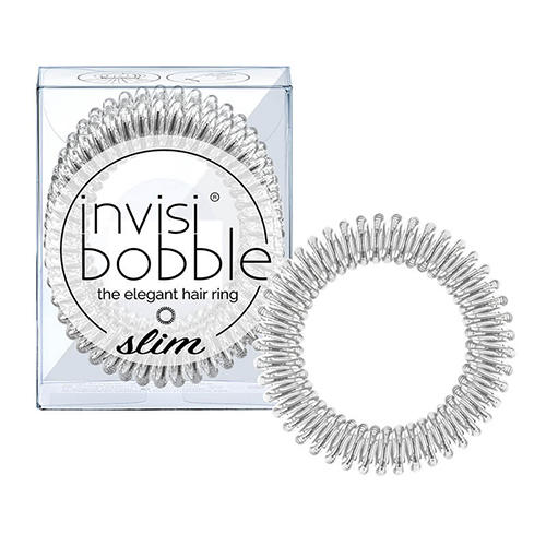 Invisibobble Резинка-браслет для волос Chrome Sweet Chrome мерцающий серебряный (Invisibobble, Slim) invisibobble slim mother of chrome