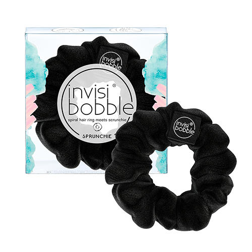 Инвизибабл Резинка-браслет для волос True Black черный (Invisibobble, Sprunchie) фото 0