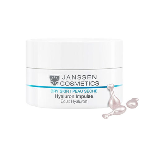 Janssen Cosmetics Концентрат с гиалуроновой кислотой Hyaluron Impulse (TS), 10 капсул (Janssen Cosmetics, Capsules) капсулы для лица janssen dry skin 524 hyaluron impulse с гиалуроновой кислотой 50 шт
