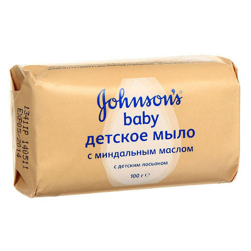 Джонсонс Беби Мыло с экстрактом миндального масла 100 г (Johnson's Baby, Для новорожденных) фото 0