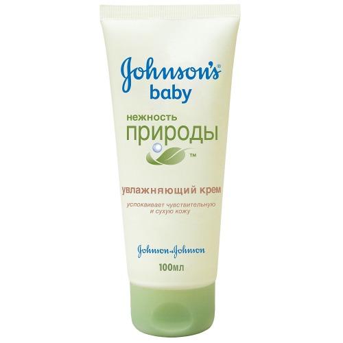Джонсонс Беби Увлажняющий крем Нежность природы 100мл (Johnson's Baby, Для тела) фото 0