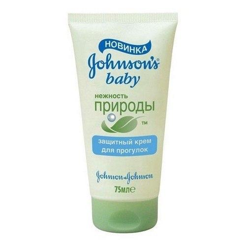 Джонсонс Беби Крем для прогулок Нежность природы 75 мл (Johnson's Baby, Нежность природы) фото 0