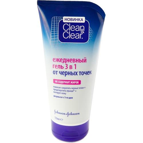 Клин Энд Клиа Гель 3 в 1 от черных точек 150 мл (Clean & Clear, Для лица) фото 0