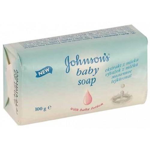 Джонсонс Беби Мыло с экстрактом натурального молочка 100 г (Johnson's Baby, Для новорожденных) фото 0