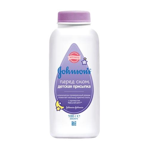 Джонсонс Беби Присыпка Перед сном 100г (Johnson's Baby, Для тела) фото 0