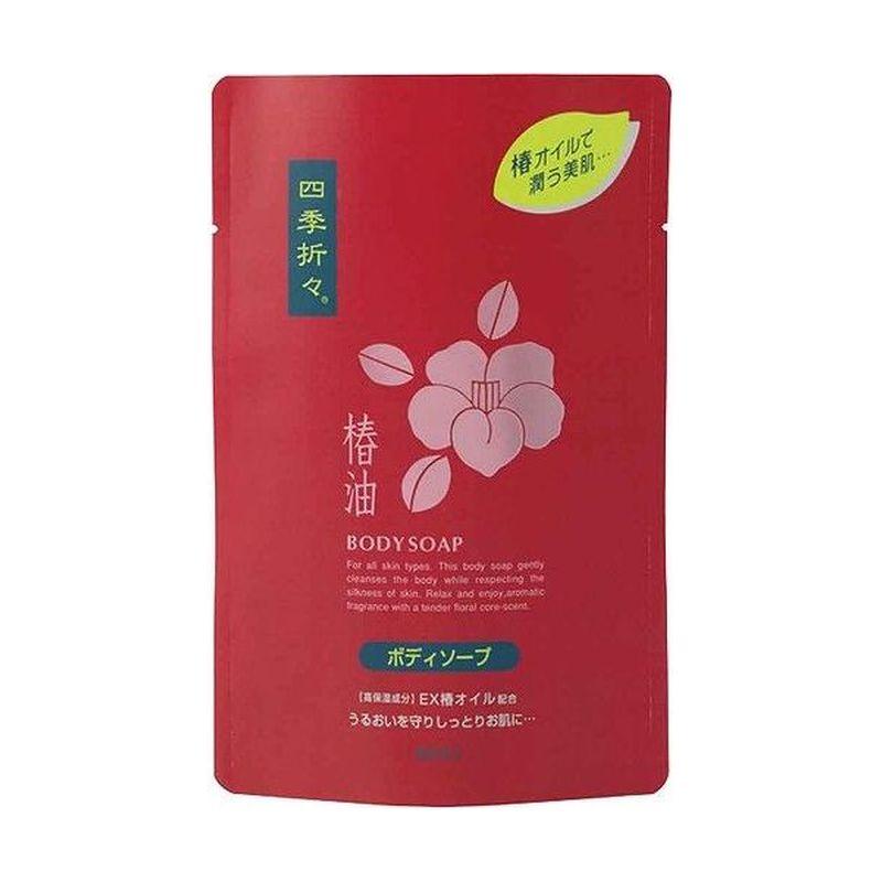 Kumano cosmetics Жидкое мыло д/тела Камелия, SHIKI-ORIORI с/б 450мл (Kumano cosmetics, Жидкое мыло для тела)