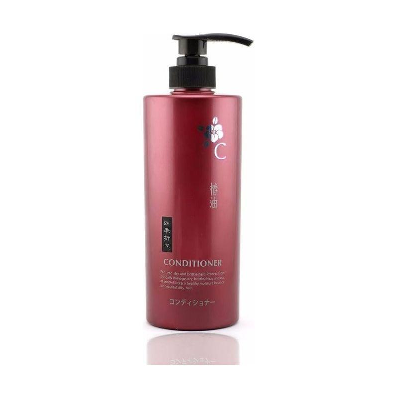 Kumano Cosmetics Кондиционер д/сухих волос Камелия SHIKI-ORIO 600мл (Kumano Cosmetics, Кондиционеры для волос)
