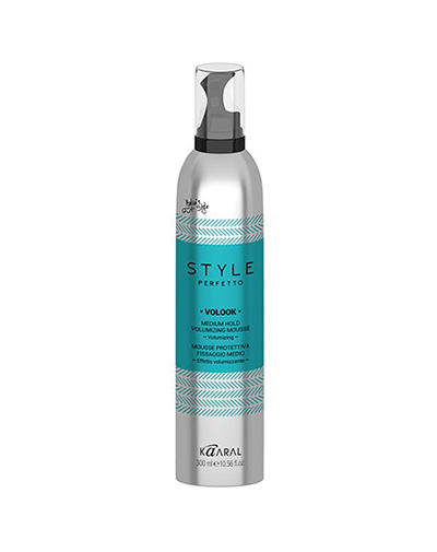 Каарал Мусс для укладки волос средней фиксации Volook Medium Hold Volumizing Mousse, 300 мл (Kaaral, Style Perfetto) фото 0