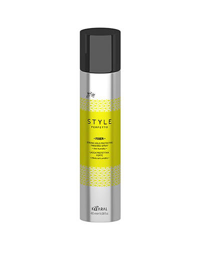 Каарал Защитный лак для волос сильной фиксации Fixer Strong Hold Protective Finishing Spray, 400 мл (Kaaral, Style Perfetto) фото 0