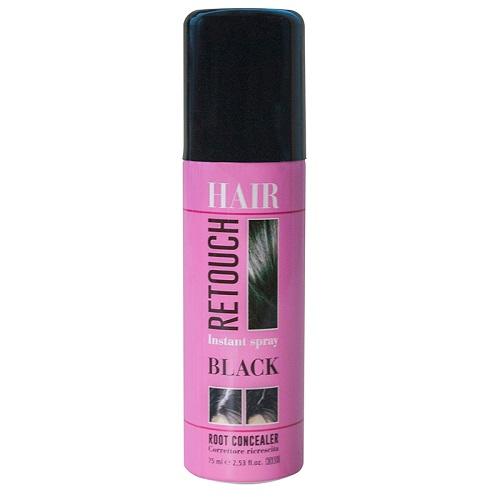 Кайпро Спрей для окрашивания корней, черный 75 мл (Kaypro, Hair Retouch Spray) фото 0