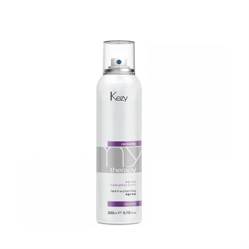 Кези Спрей реструктурирующий и разглаживающий с кератином Restructuring Spray Remedy Keratin, 200 мл (Kezy, Mytherapy) фото 0