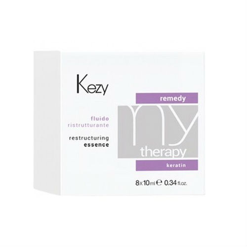 Купить Kezy Флюид реструктурирующий с кератином Restructuring Essence Remedy Keratin, 10 мл * 8 штук (Kezy, Mytherapy)