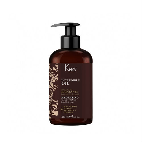 Kezy Кондиционер для всех типов волос увлажняющий Hydrating Conditioner Incredible Oil, 250 мл (Kezy, Увлажнение и восстановление)
