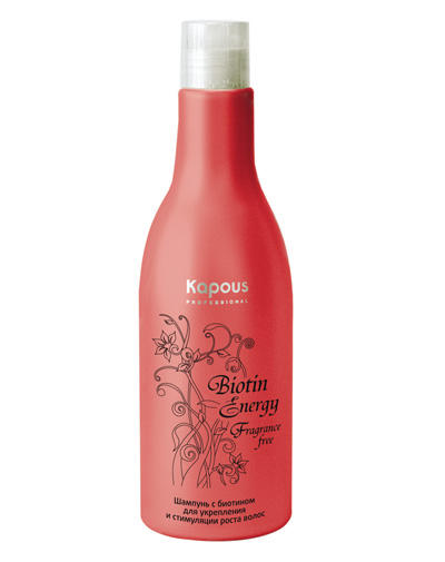 Kapous Professional Шампунь с биотином для укрепления и стимуляции роста волос Biotin Energy Shampoo, 250 мл (Kapous Professional, Fragrance free)