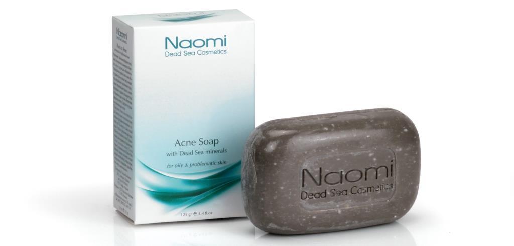  Мыло против акне с минералами Мертвого моря «NAOMI» 125 г (NAOMI, Уход за телом) фото 0