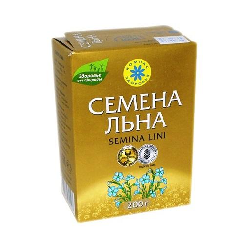 Компас здоровья Семена Льна 200 г (Компас здоровья, Правильное питание) фото 0