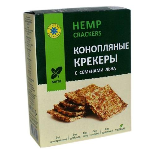 Компас здоровья Льняные крекеры 