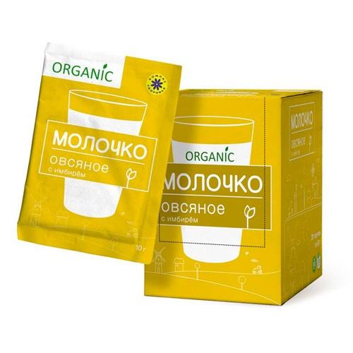 Компас здоровья Молочко овсяное с имбирём 10 г (Компас здоровья, Правильное питание) фото 0
