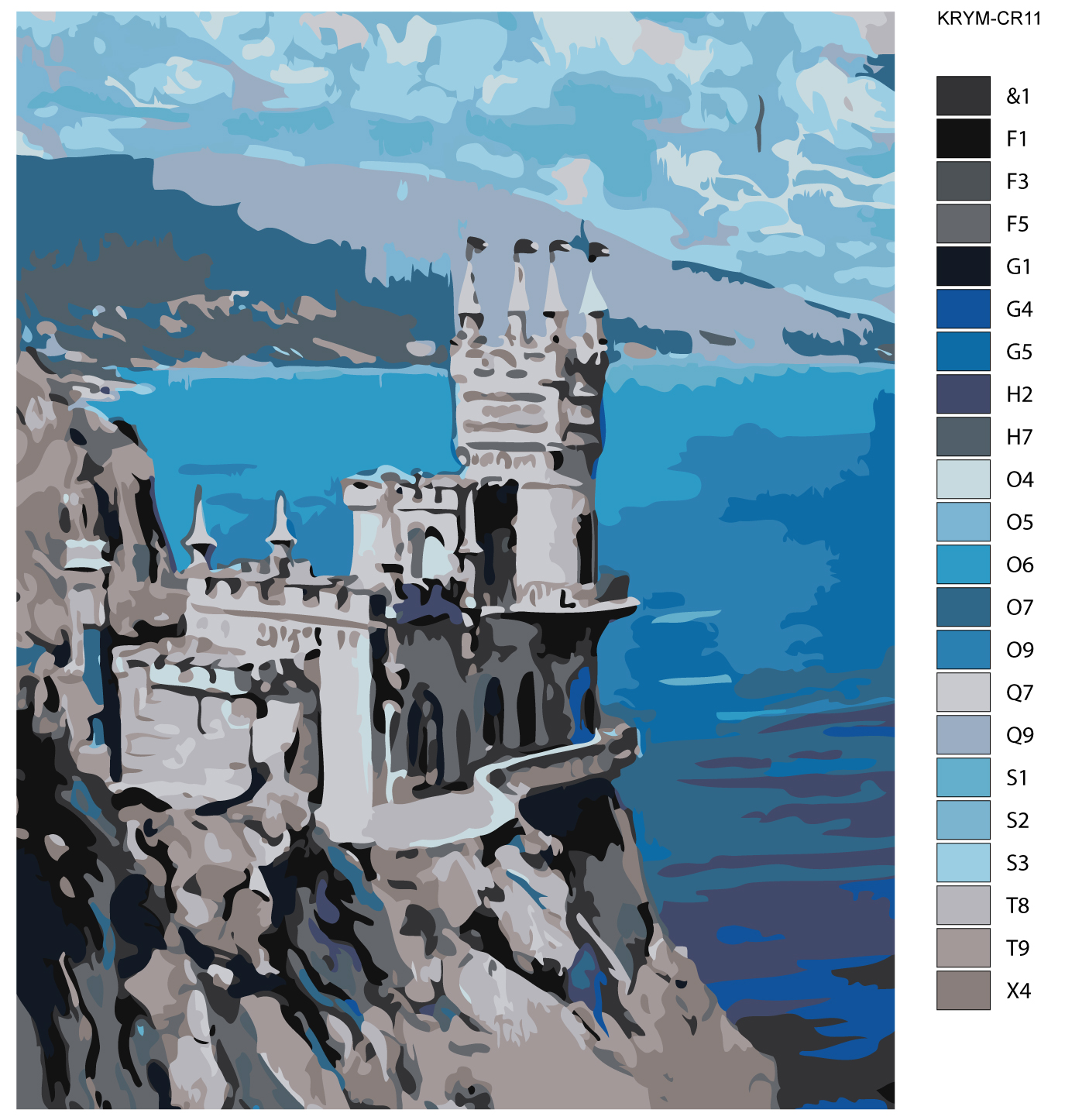  Картина по номерам Море 40 x 50 (Картины по номерам, Море) фото 0