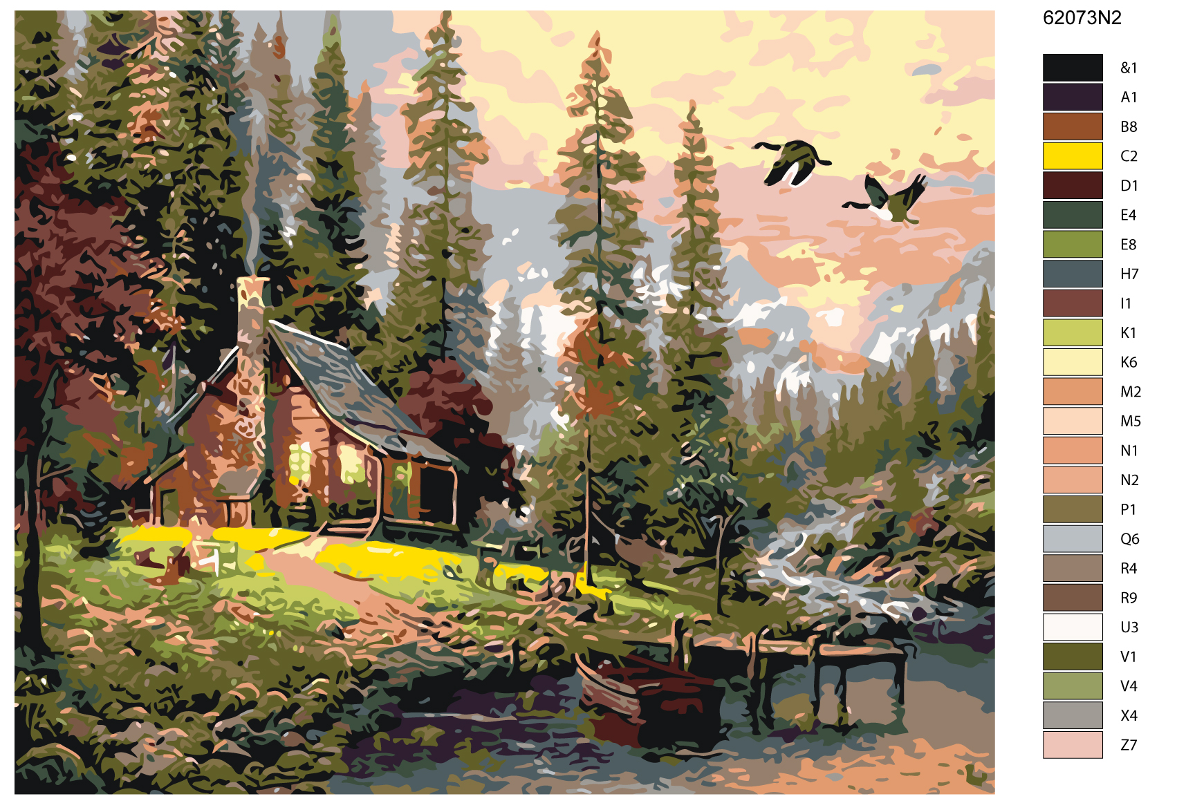  Картина по номерам Пейзажи  40 x 50 (Картины по номерам, Пейзажи) фото 0