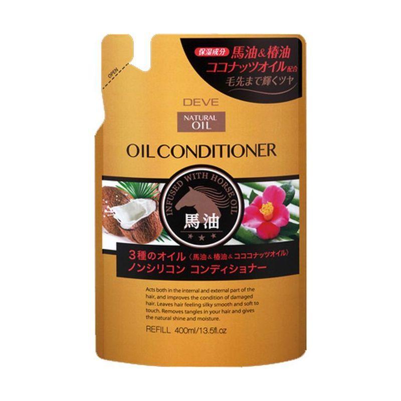 Кумано Косметикс Кондиционер для сухих волос 3 маслами Deve Natural Oil, 400 мл (Kumano Cosmetics, Кондиционеры для волос) фото 0