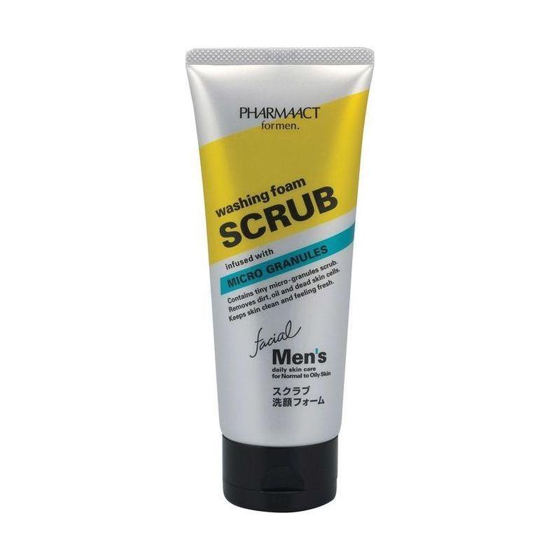 Кумано Косметикс Пенка-скраб для мужчин, Pharmaact, 130 гр. (Kumano Cosmetics, Косметика для умывания) фото 0