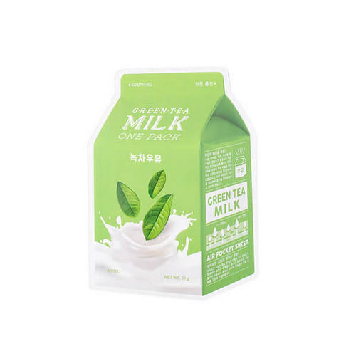 Апью Маска для лица тканевая Green Tea Milk 23 г (A'pieu, Для лица) фото 0