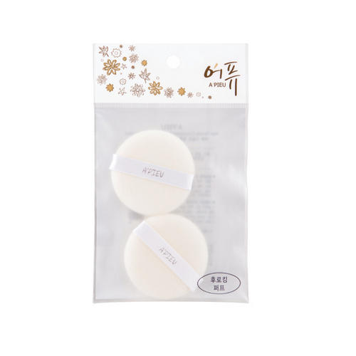 Апью Спонж для макияжа High-Density Compressed Flocking Puff 2 шт (A'pieu, Аксессуары) фото 0