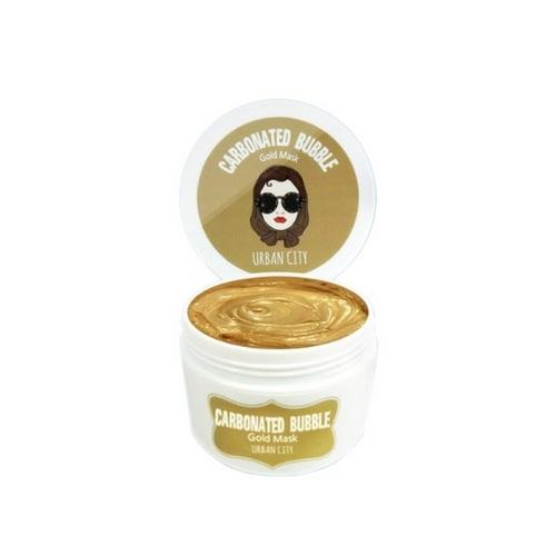 Бавифат Маска для лица глиняно-пузырьковая с золотом Urban City Carbonated Bubble Gold Mask 100 мл (Baviphat, Для лица) фото 0