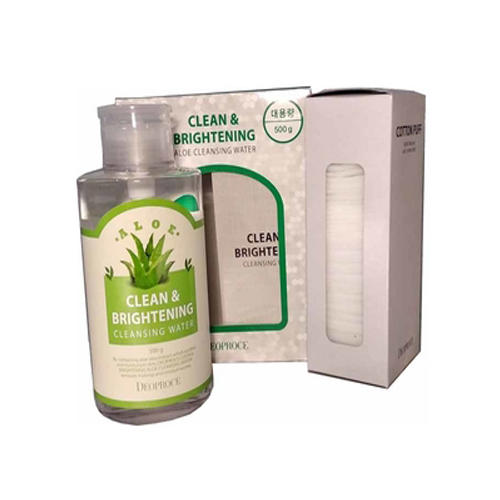 Деопрос Вода очищающая с экстрактом алоэ 500 гр (Deoproce, CLEAN&BRIGHTENING) фото 0