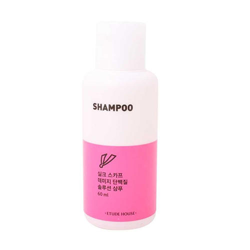 Шампунь для волос Silk Scarf Damage Protein Solution Shampoo, 60 мл (Etude House, Diy Travel)