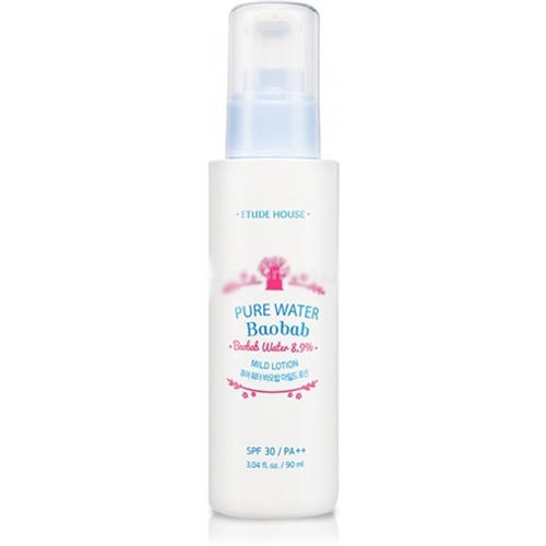Этюд Хаус Лосьон увлажняющий с экстрактом баобаба Pure Water Baobab Mild Lotion, 90 мл (Etude House, Baobab) фото 0