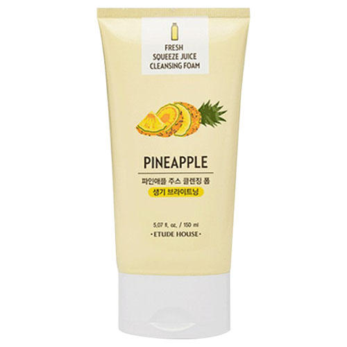 Этюд Хаус Пенка для умывания Et. Fresh Squeeze Juice Cleansing Foam Pineapple, 150 мл (Etude House, Et.) фото 0