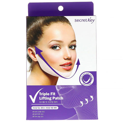 Сикрет Ки Маска-патч с лифтинг эффектом Triple Fit Lifting Patch, 20 г (Secret Key, Mask / Pack) фото 0