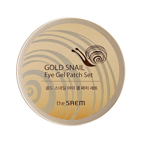 Зе Саем Набор патчей с экстрактом муцина улитки для век Gold Snail Eye Gel Patch Set, 60 шт (The Saem, Gold Snail) фото 0