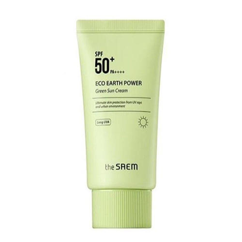 Зе Саем Крем солнцезащитный Eco Earth Power Green Sun Cream, 50 г (The Saem, Sun) фото 0