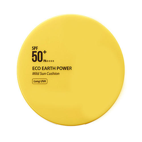 Зе Саем Кушон солнцезащитный Eco Earth Power Mild Sun Cushion, 15 г (The Saem, Sun) фото 0