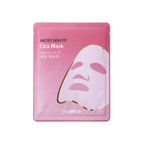 Зе Саем Маска с центеллой успокаивающая Micro Skin Fit Cica Mask, 27 г (The Saem, Micro Skin Fit) фото 0