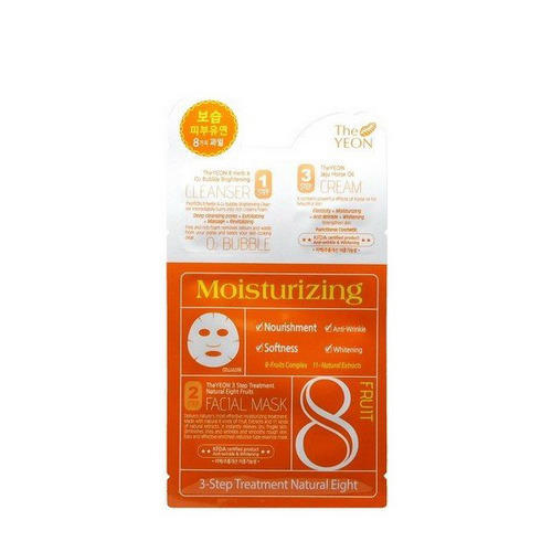  Трех-шаговая маска с фруктовым комплексом 3 Step Treatment Natural Eight Fruit 1мл*2мл*25мл (Закрытые бренды, Очищение) фото 0