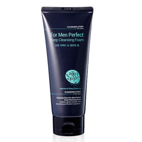 Велкос Пенка для умывания Cleansing Story For Man Perfect Deep Cleansing Foam 120 г (Welcos, Cleansing Story) фото 0